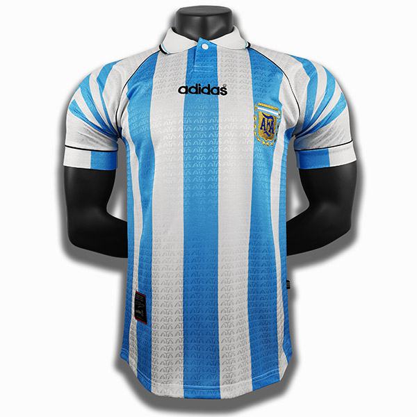 Argentina home retro soccer jersey maillot match men's first sportwear football shirt 1994-1996